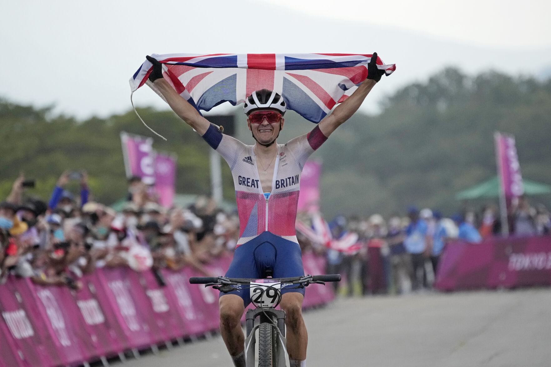 APTOPIX Tokyo Olympics Cycling